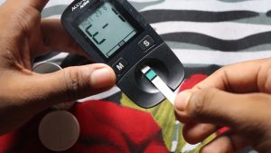 Accu Chek Active Blood Sugar test machine